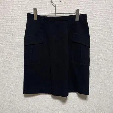 LAUTREAMONT 카고풍 타이트 스커트 블랙 36