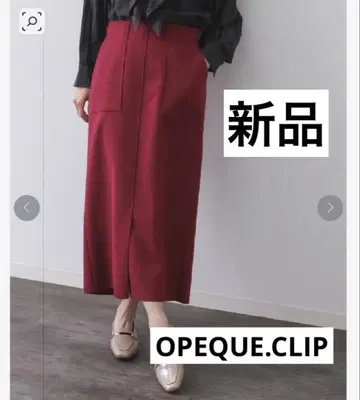 [미사용 새상품] 울라이크 타이트 스커트 오파크 클립 보르도