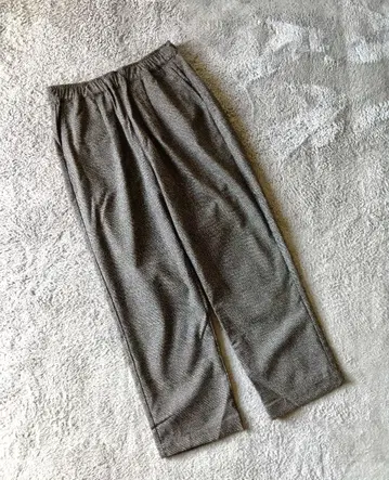 늑대와 올빼미 팬츠 글렌체크 다크 브라운