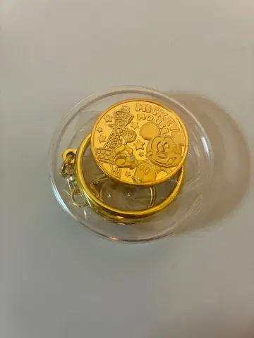 디즈니 미키 오사카 츠텐카쿠 한정판 기념 메달 골드