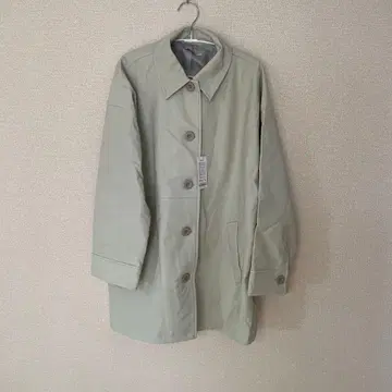 POUDOUDOU 페이크 레저 자켓 라이트 그레이 M 새상품 아우터