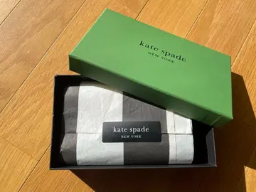 [ 새상품 ] kate spade 접이식 지갑 그린/화이트