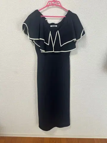 SNIDEL 네이비 프릴 원피스 사이즈1