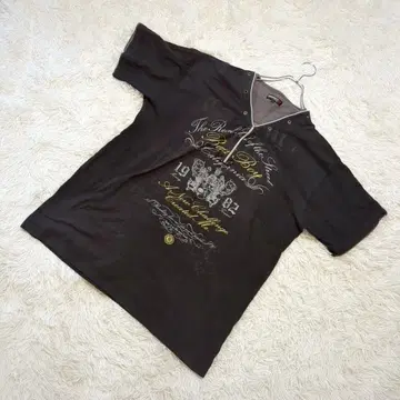 BADBOY 레이어드 스타일 하프 지퍼 상의 T셔츠 반팔 빅 사이즈