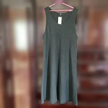 유니클로 플레어 오버롤 스커트 L 사이즈