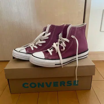 CONVERSE 퍼플 핑크 하이컷 스니커즈