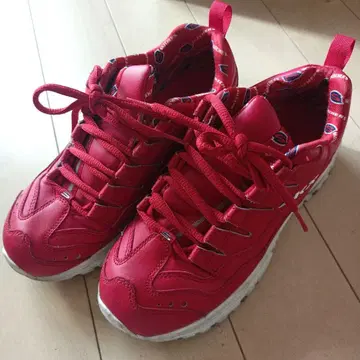 SKECHERS KX 스케쳐스 통굽 스니커즈 레드