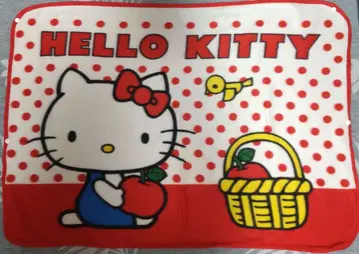 [ 미사용 ] 키티 사과 무릎담요 플리스 2008년 레트로