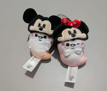 [ 미사용 새상품급 배송비 ] HKDL 미키 미니 봉제 인형 키링 세트