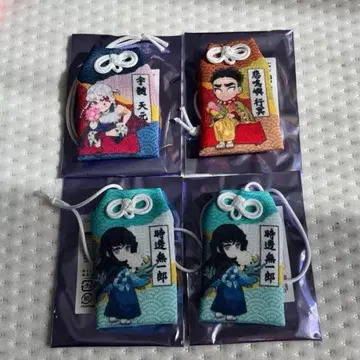 토키토 무이치로 우즈이 텐겐 히메지마 교메이 부적 3종 세트 니지겐노모리