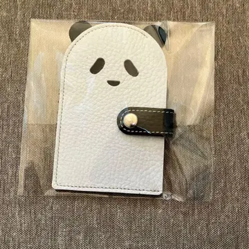 새상품, 미사용. 이비자 ibiza 천연 가죽 팬더 카드 케이스