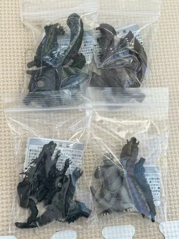 HG 시리즈 고질라 모스라 대 고질라 전 4종 세트 개봉 중고품 가챠