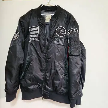 Natural Story 블랙 밀리터리풍 자켓