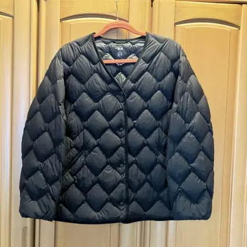 새상품급 유니클로 울트라 라이트 다운 릴랙스 자켓 블랙 XL