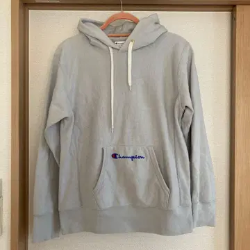 챔피온 챔피온 리버스 위브 후드티 M 그레이 남성용