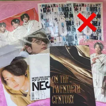 NEWS 마스다 타카히사 팜플렛 클리어 파일 7점 세트 낱개 판매 가능