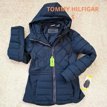TOMMY HILFIGER 네이비 퀼팅 자켓 S