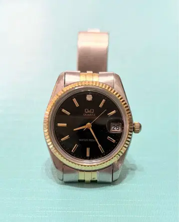 Q&D 쿼츠 손목시계 블랙 정크제품