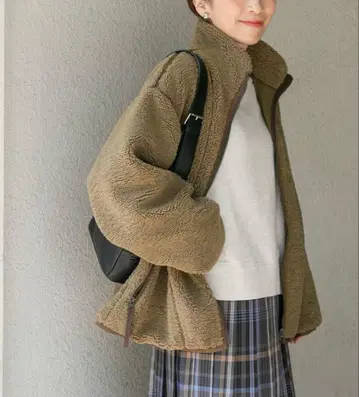 리버서블 보아 블루종