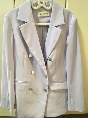 LILY BROWN 퍼플 테일러드 자켓