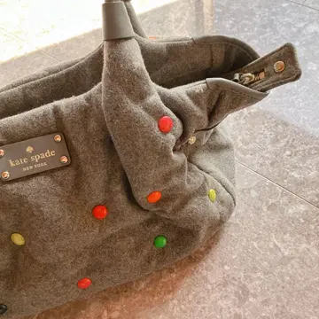 케이트 스페이드 컬러풀 버튼 토트백