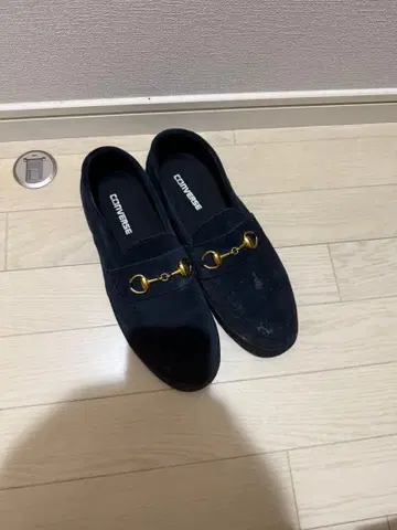 CONVERSE 네이비 스웨이드 로퍼