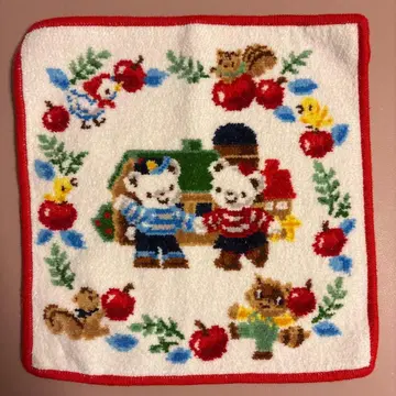 familiar 타월 손수건 셔닐 직조