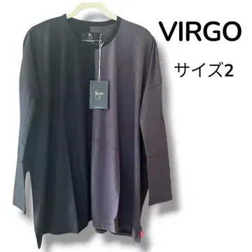 [ 새상품 ] VIRGO 투톤 긴팔 티셔츠 남성용 사이즈 2 벌고