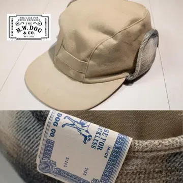 H.W. DOG & CO. TRUCKER WINTER CAP 베이지
