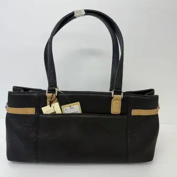 블랙 가죽 핸드백