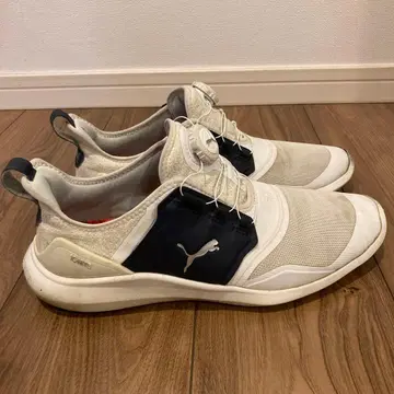 PUMA 골프화 남성용 화이트/네이비