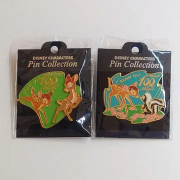 디즈니 100주년 핀 배지 밤비