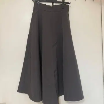 바빌론 파키 트윌 플레어 스커트 차콜 사이즈 36