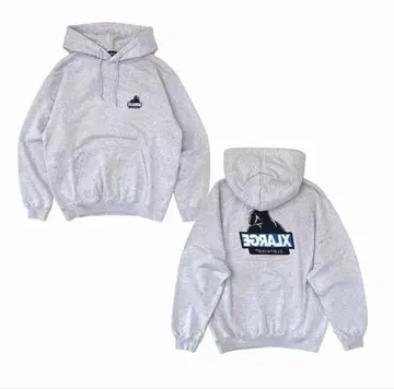 XLARGE 그레이 후드티