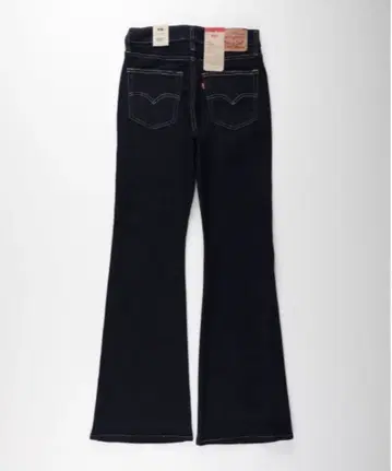 [ Levi's ] 하이라이즈 플레어 데님 다크 인디고 블루 24인치