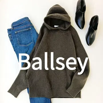 새상품급 보르지 Ballsey 더블 페이스 폭스 후디드 풀오버