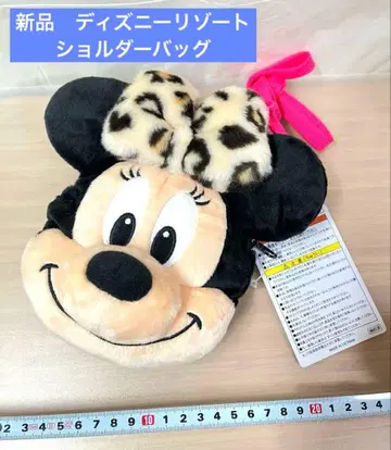 미니 레오파드 무늬 표범 무늬 레오파드 숄더백 디즈니 리조트