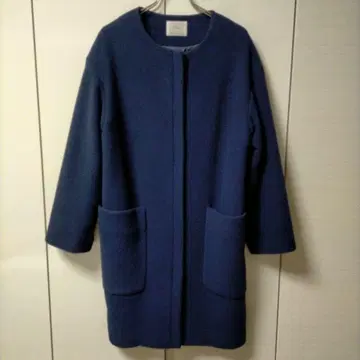 IENA 여성용 코트 네이비 컬러