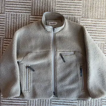 짐플렉스 코지 라이트 보아 플리스 블루종 베이지