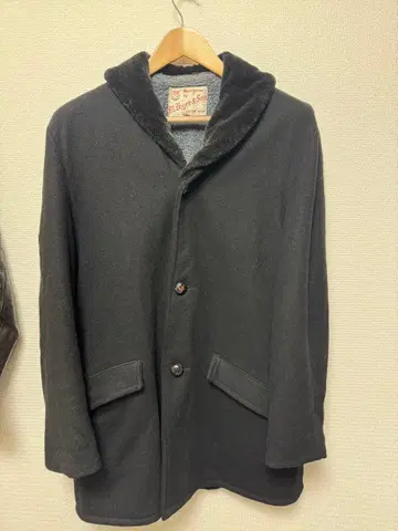 60s M. Rogen & Sons 갱 코트 블랙