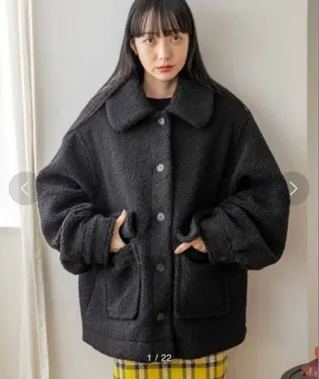 LOWRYS FARM 엘리츠키보아 블루종 블랙