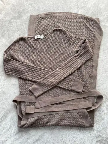 새상품급! nano universe 여성용 니트 원피스 긴팔 사이즈 38