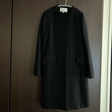 그린 게이트 블랙 롱 코트 S