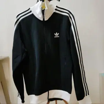 adidas 베켄바우어 트랙 자켓 블랙/화이트 S
