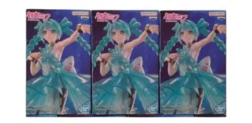 하츠네 미쿠 피규어 Clearluxe EmeraldGem 3개 세트