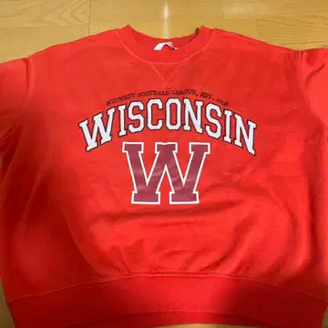 위스콘신 프린트 트레이닝복 S