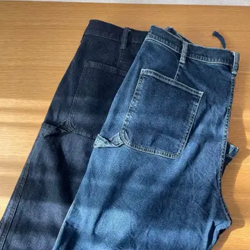 [ 묶음 판매 ] UNIQLO 와이드 핏 워크 팬츠 데님