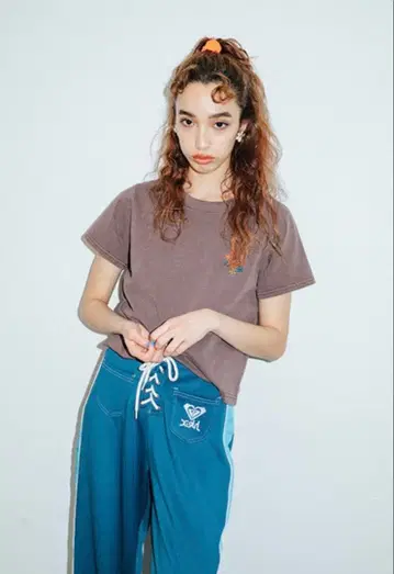 ROXY x X-girl 콜라보 팬츠