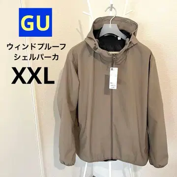 GU 윈드프루프 쉘 후드티 XXL