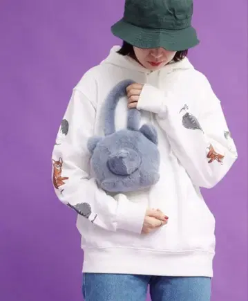 새상품급 didizizi 곰 얼굴 핸드백